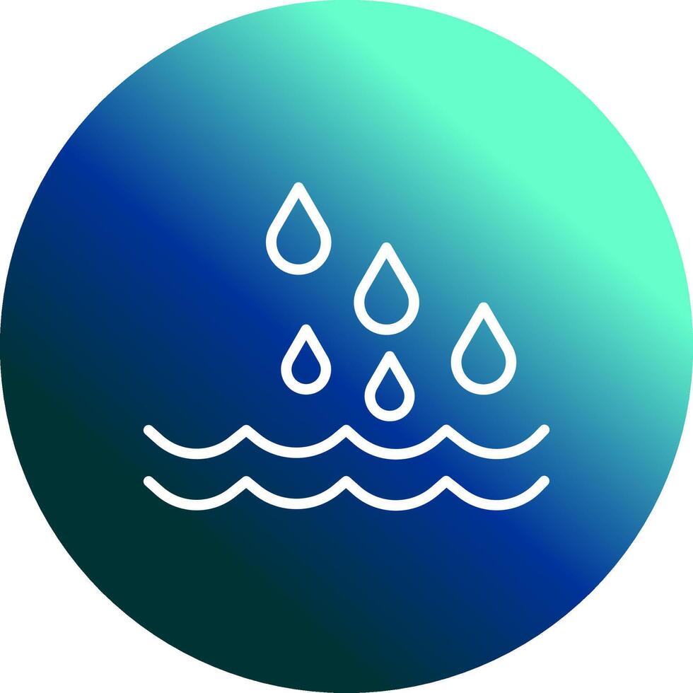 vatten droppe vektor ikon