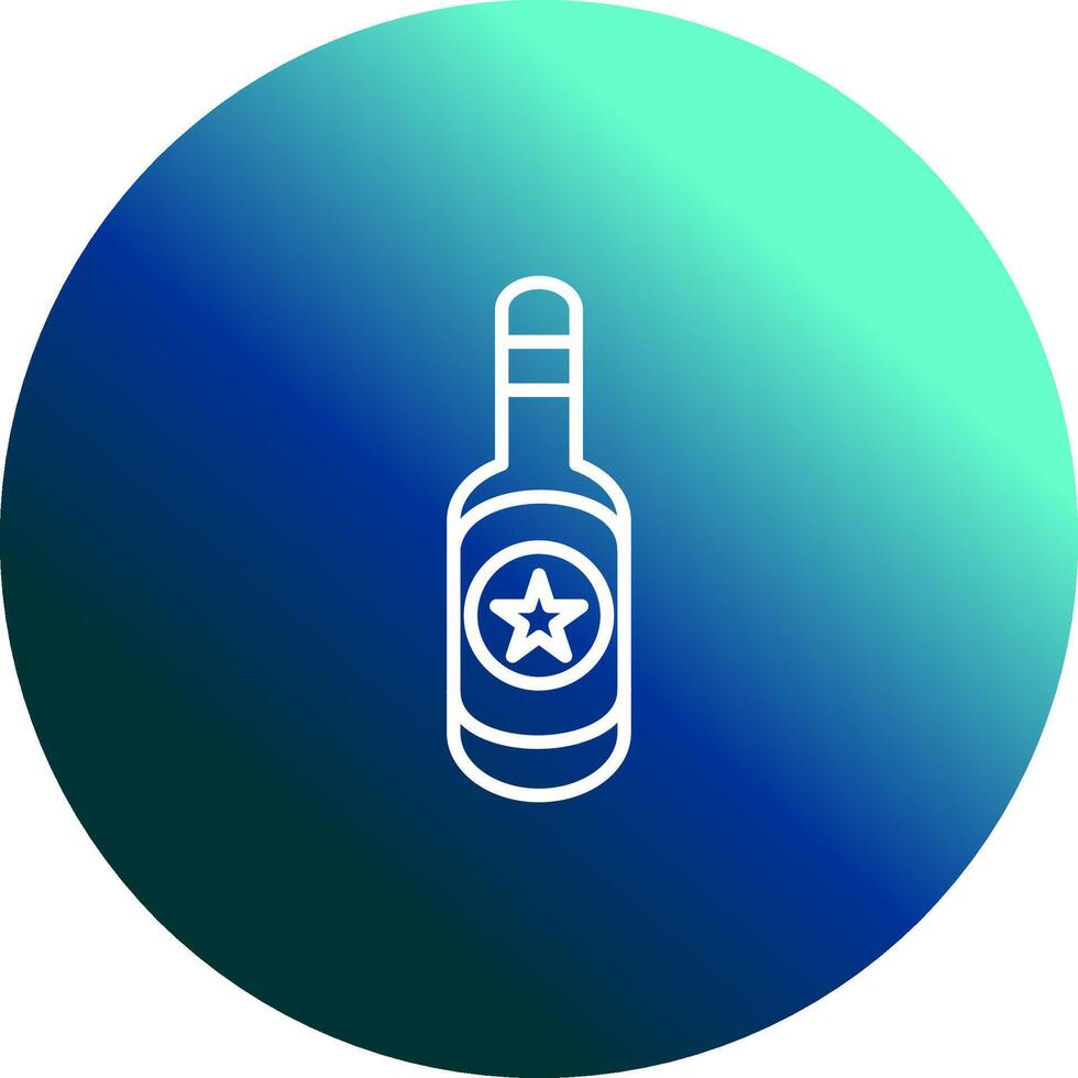 Bier Flasche ich Vektor Symbol