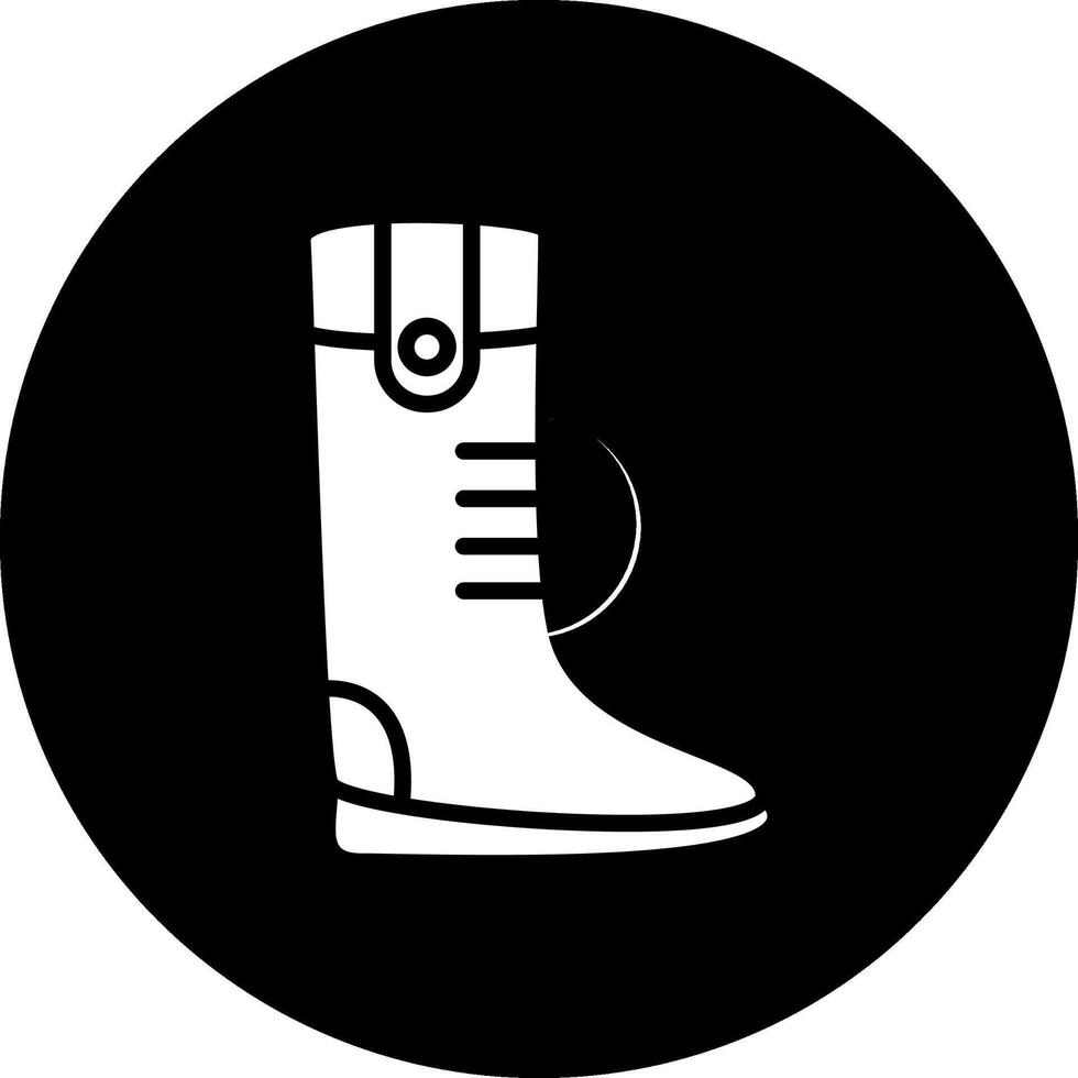 Vektorsymbol für lange Stiefel vektor