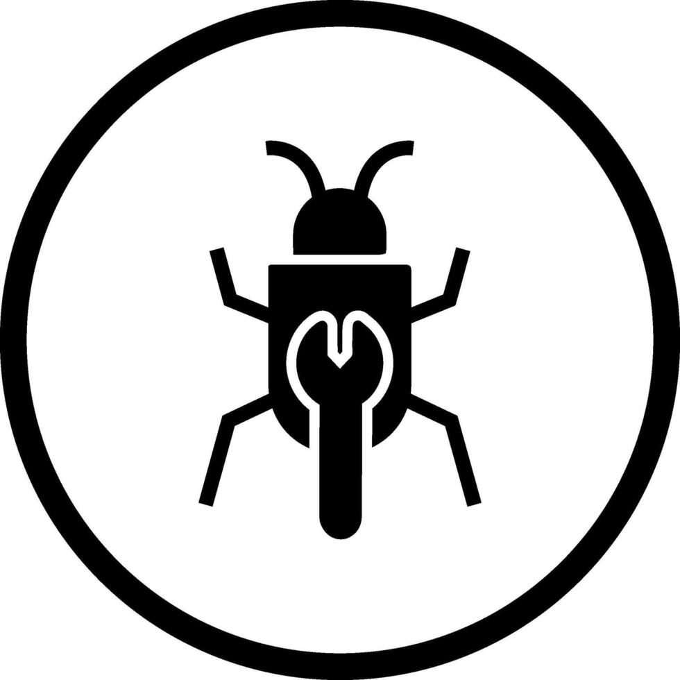 insekt fixering vektor ikon