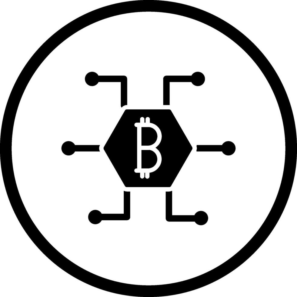 Bitcoin-Vektorsymbol vektor