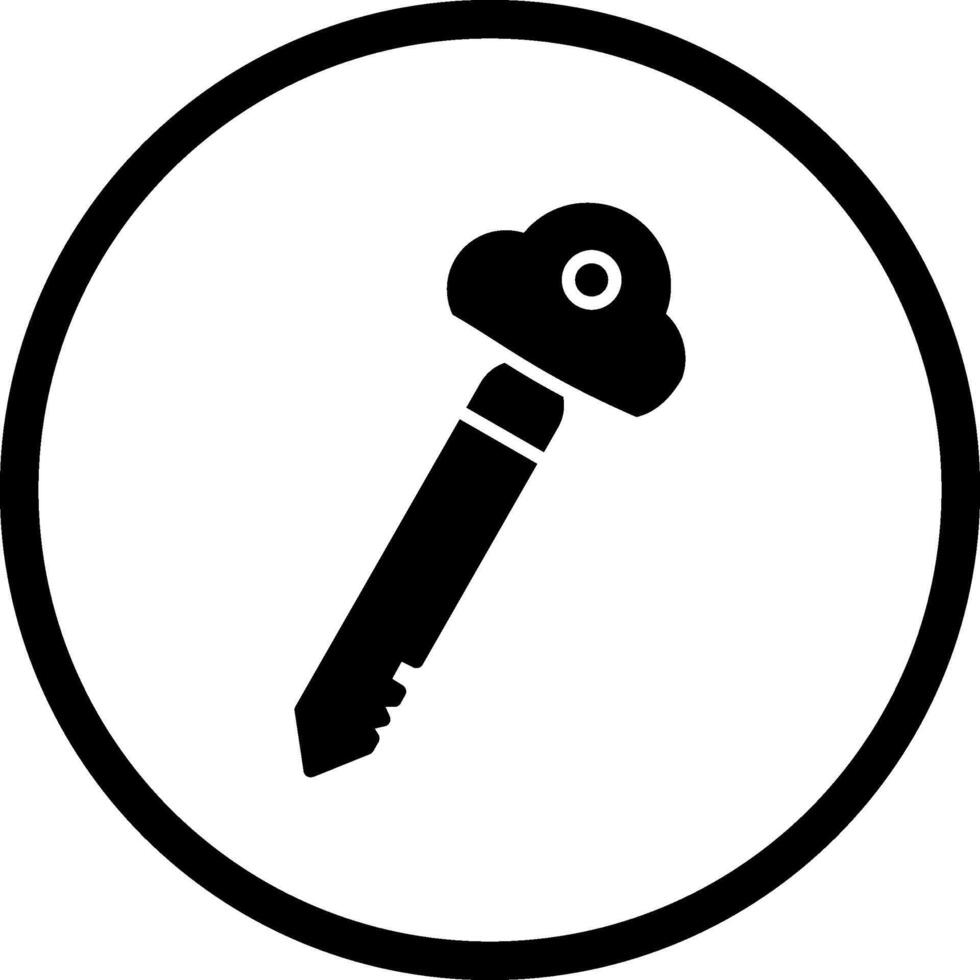 Schlüssel ii Vektor Symbol