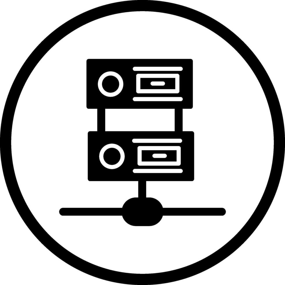 Server-Vektorsymbol vektor