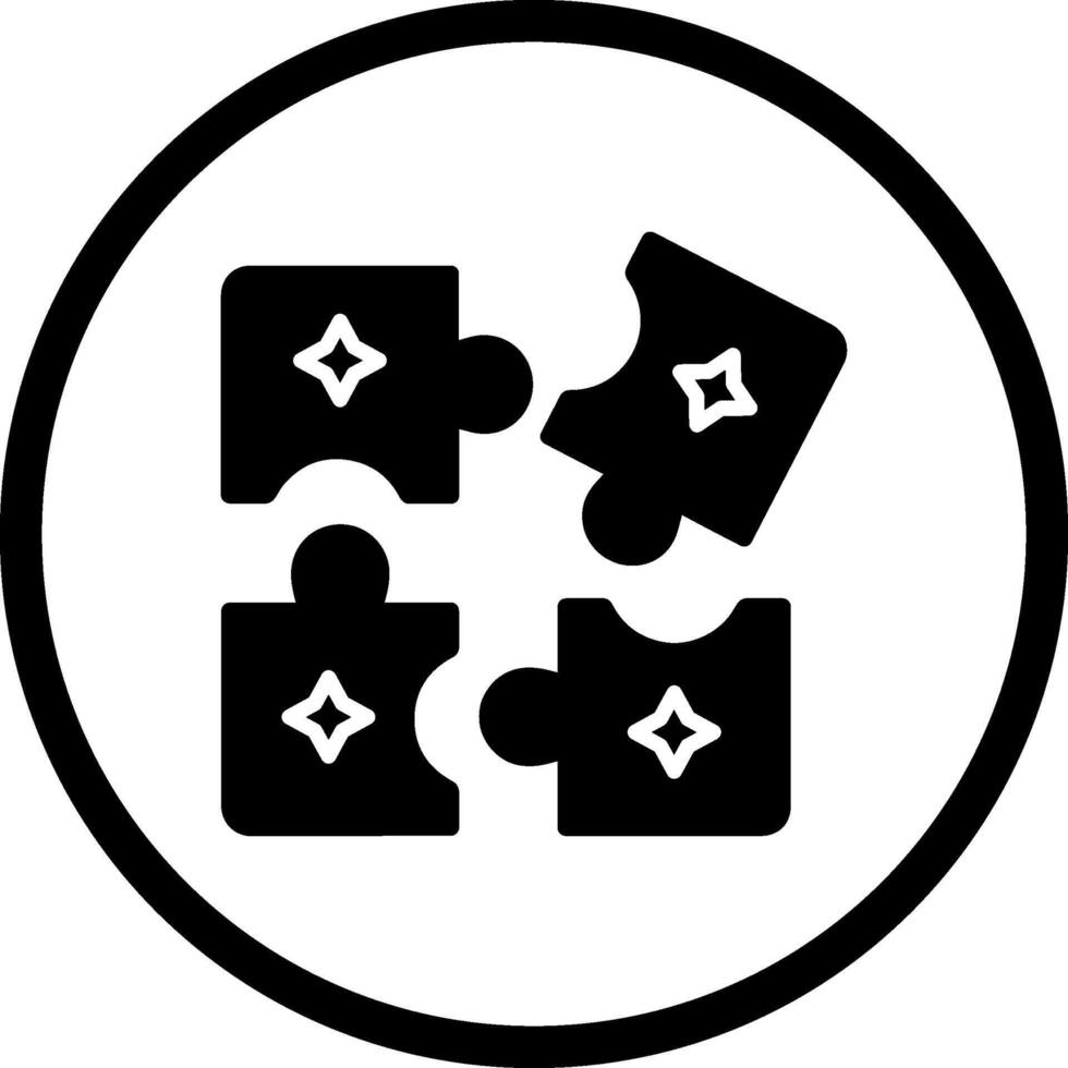 Puzzle-Vektor-Symbol vektor