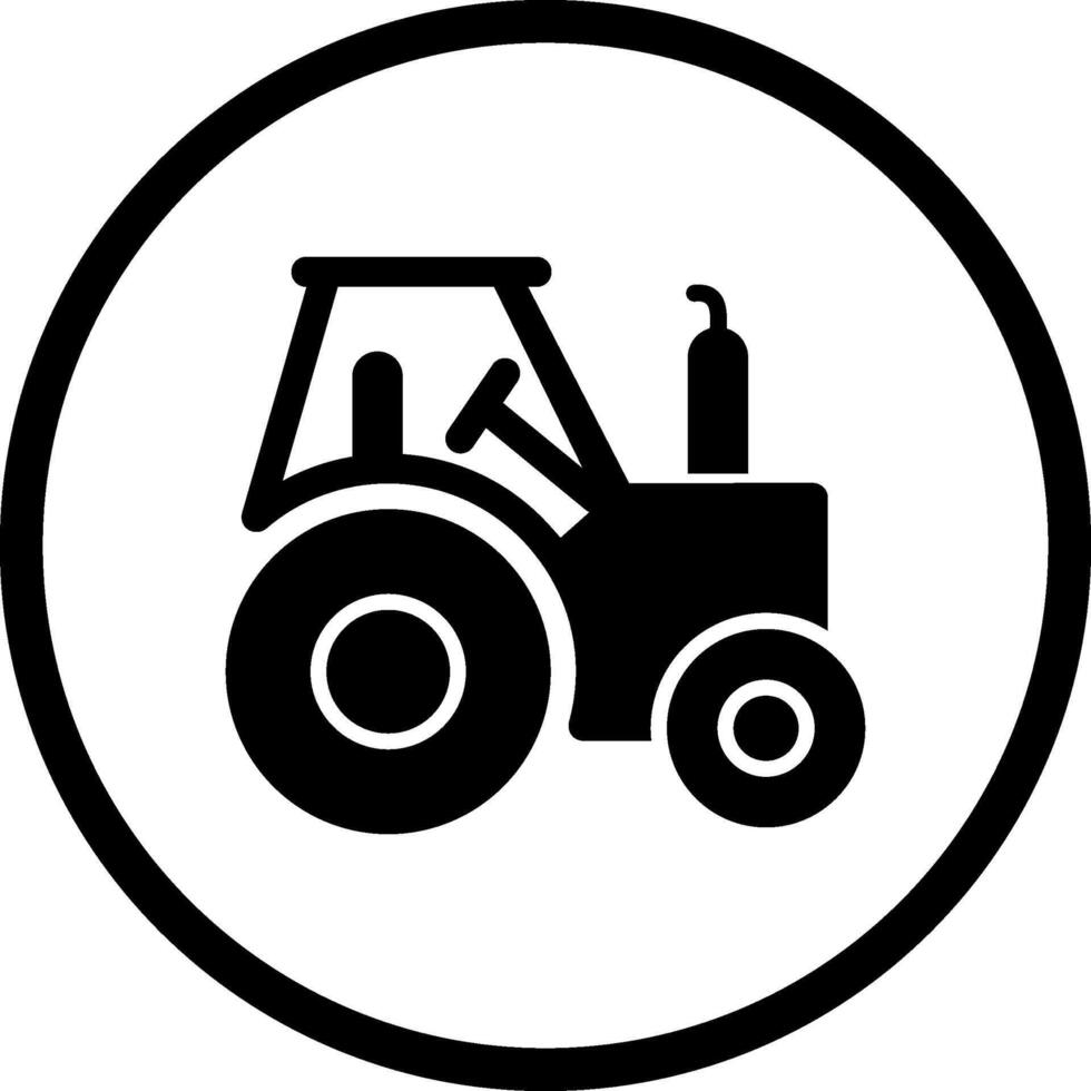 Traktor-Vektor-Symbol vektor