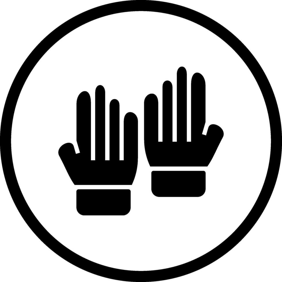 Vektorsymbol für Handschuhe vektor