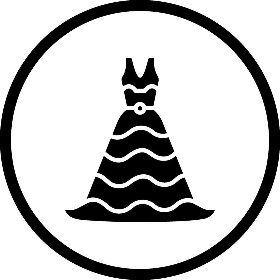 Kleid-Vektor-Symbol vektor