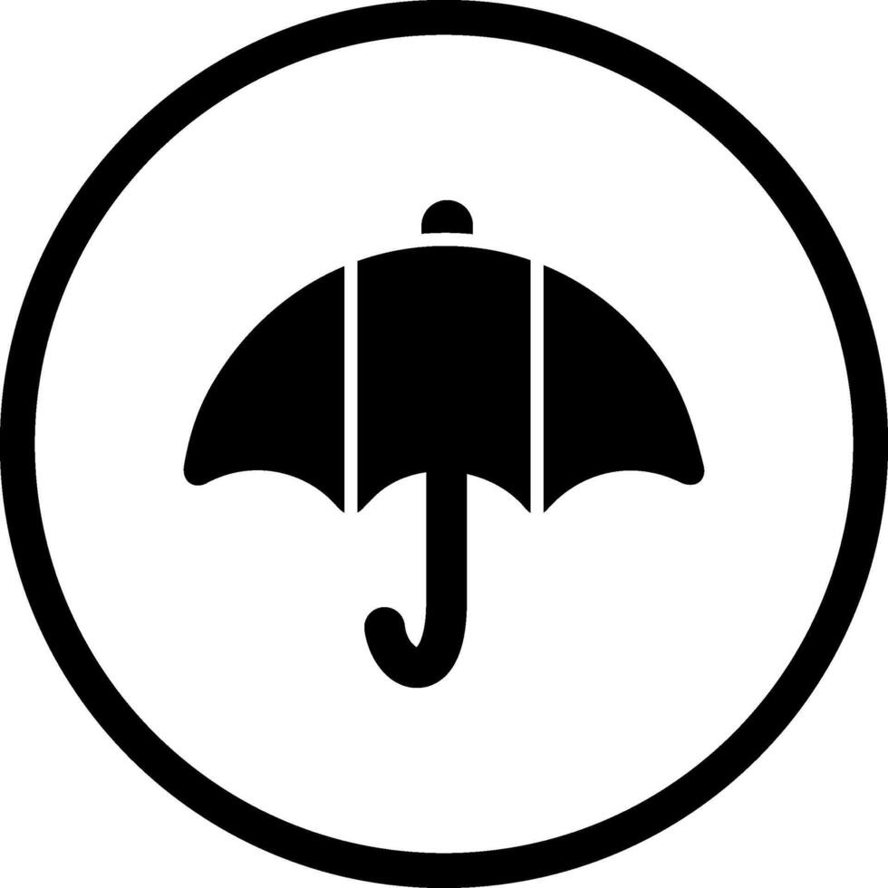 Regenschirm-Vektor-Symbol vektor