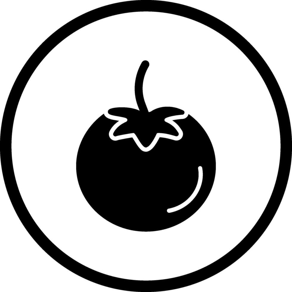 Symbol für Tomatenvektor vektor