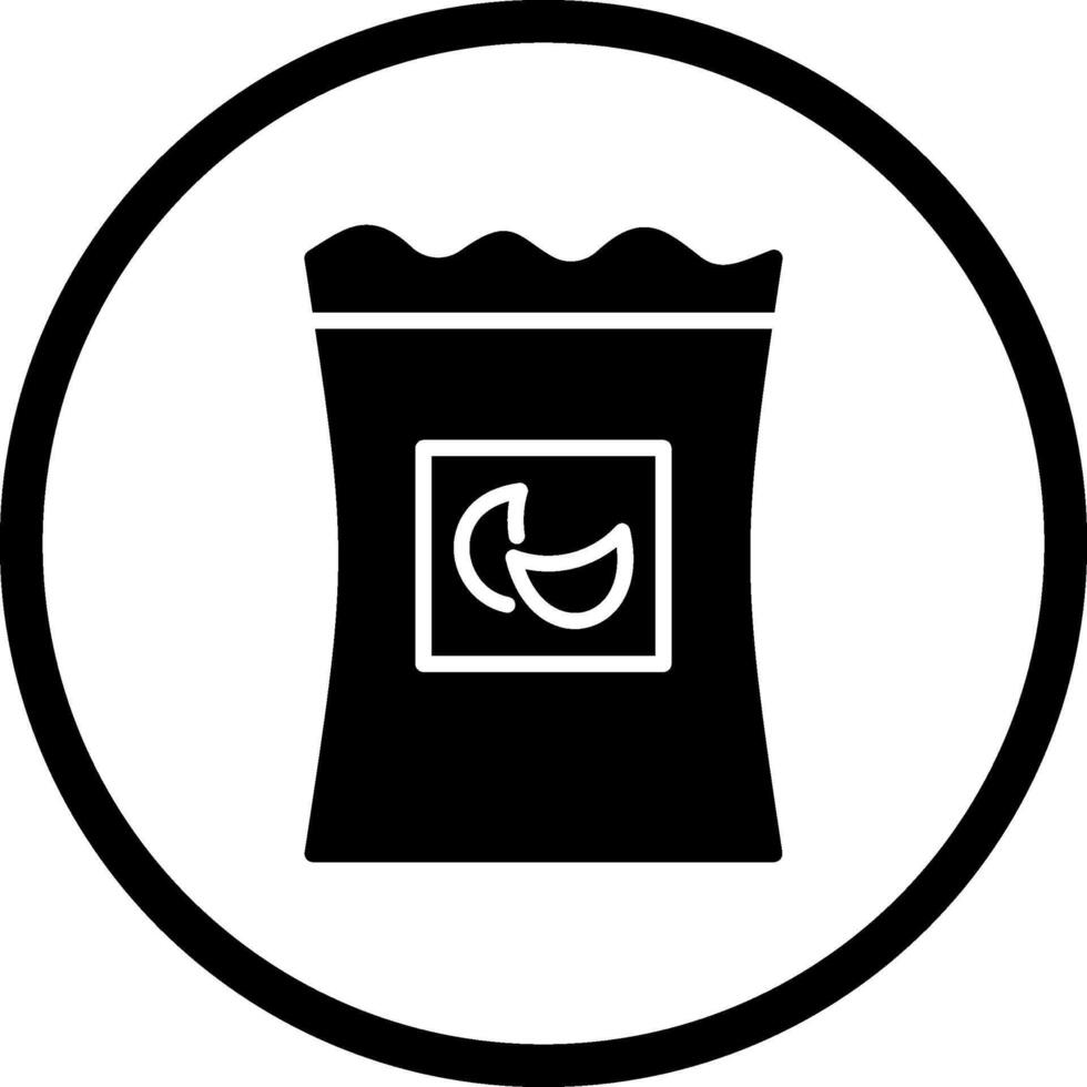 Snack-Vektor-Symbol vektor