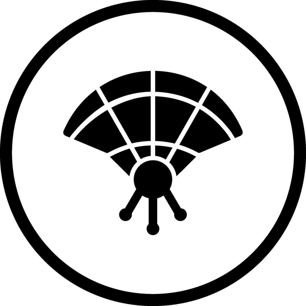 Hand Ventilator Vektor Symbol