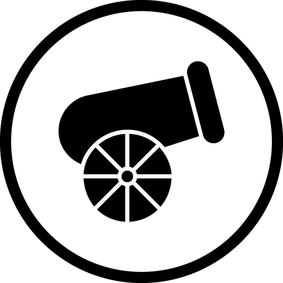 Symbol für Kanonenvektor vektor