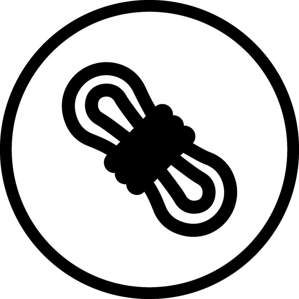 Seil-Vektor-Symbol vektor