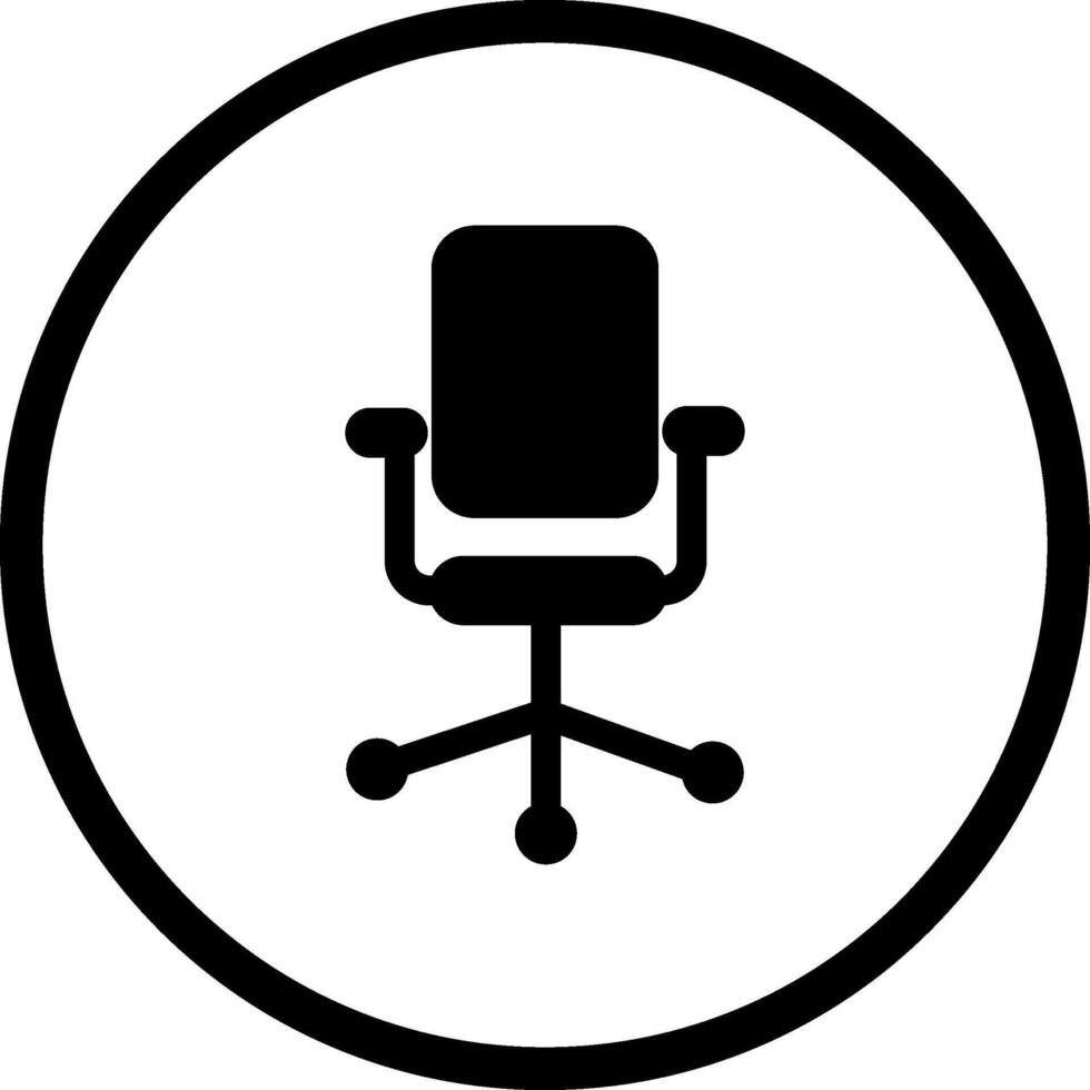 Büro Stuhl ii Vektor Symbol