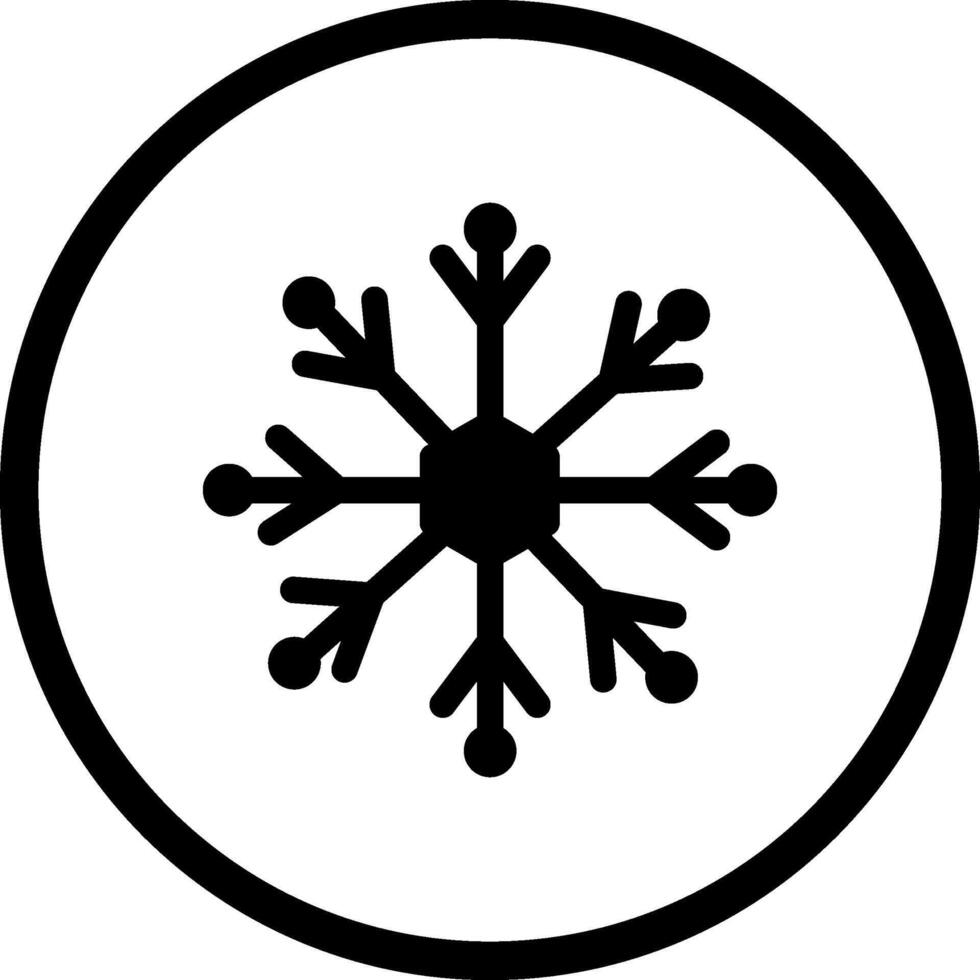 Schneeflocken-Vektor-Symbol vektor