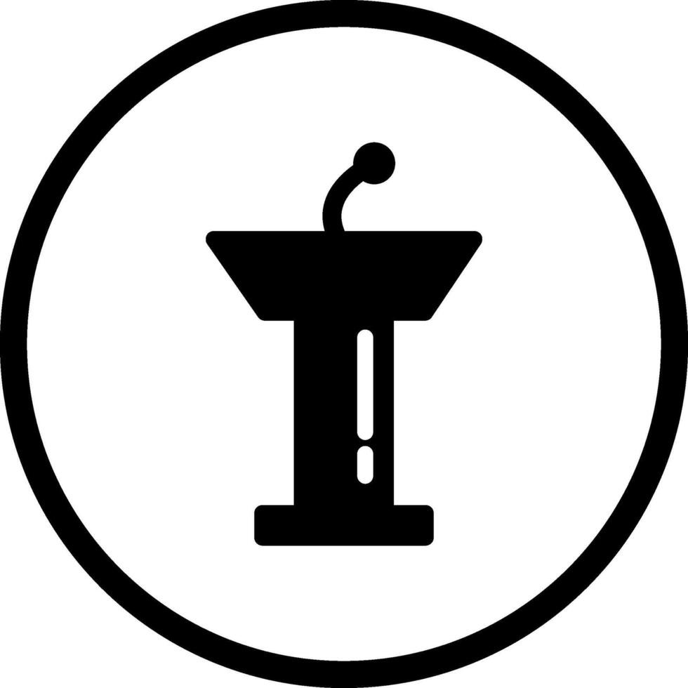 Podium-Vektor-Symbol vektor