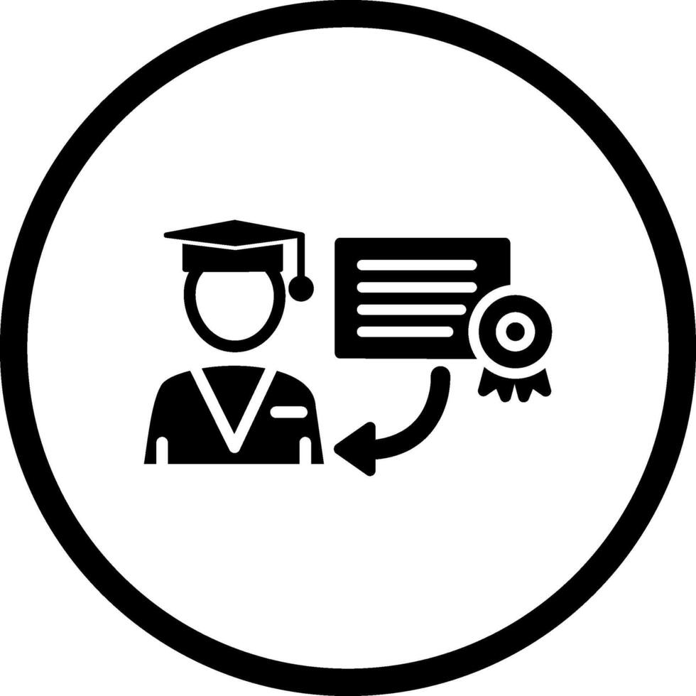 Empfang Grad Vektor Symbol