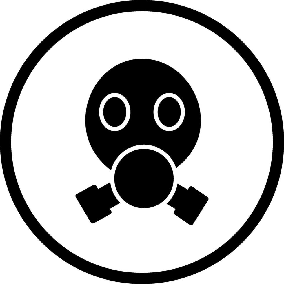 Vektorsymbol für giftiges Gas vektor