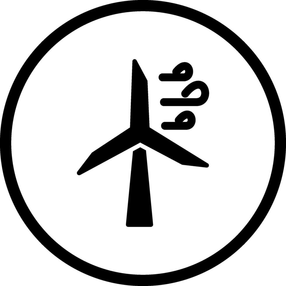 väderkvarn vektor ikon