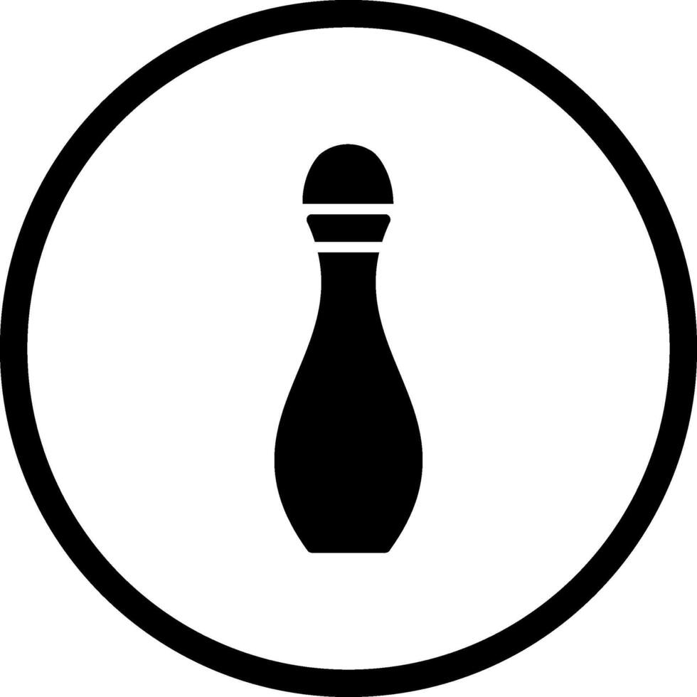 bowling pin vektor ikon