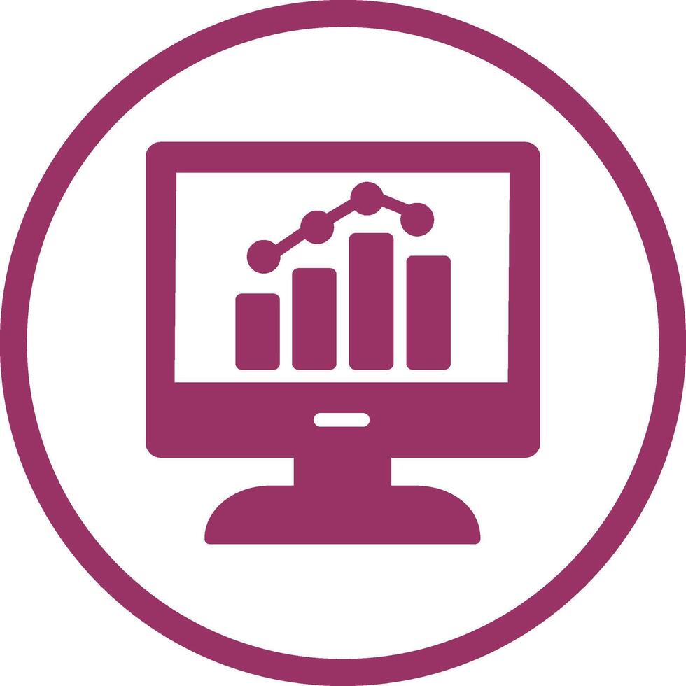 Finanzen Graph Vektor Symbol