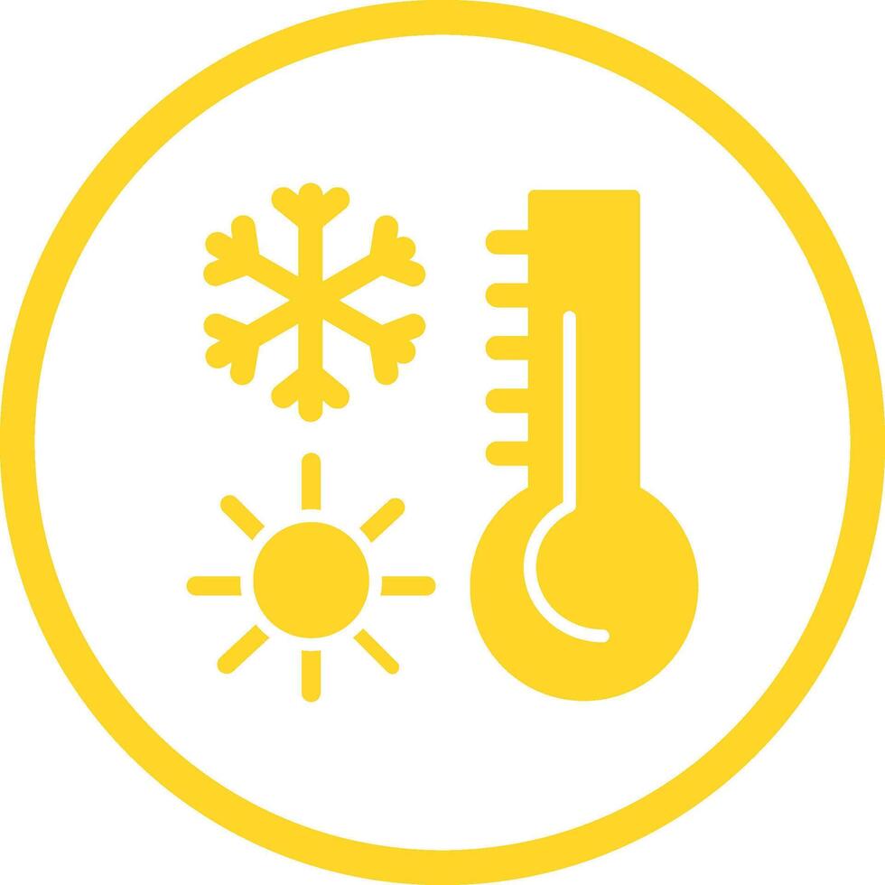 Thermometer-Vektor-Symbol vektor