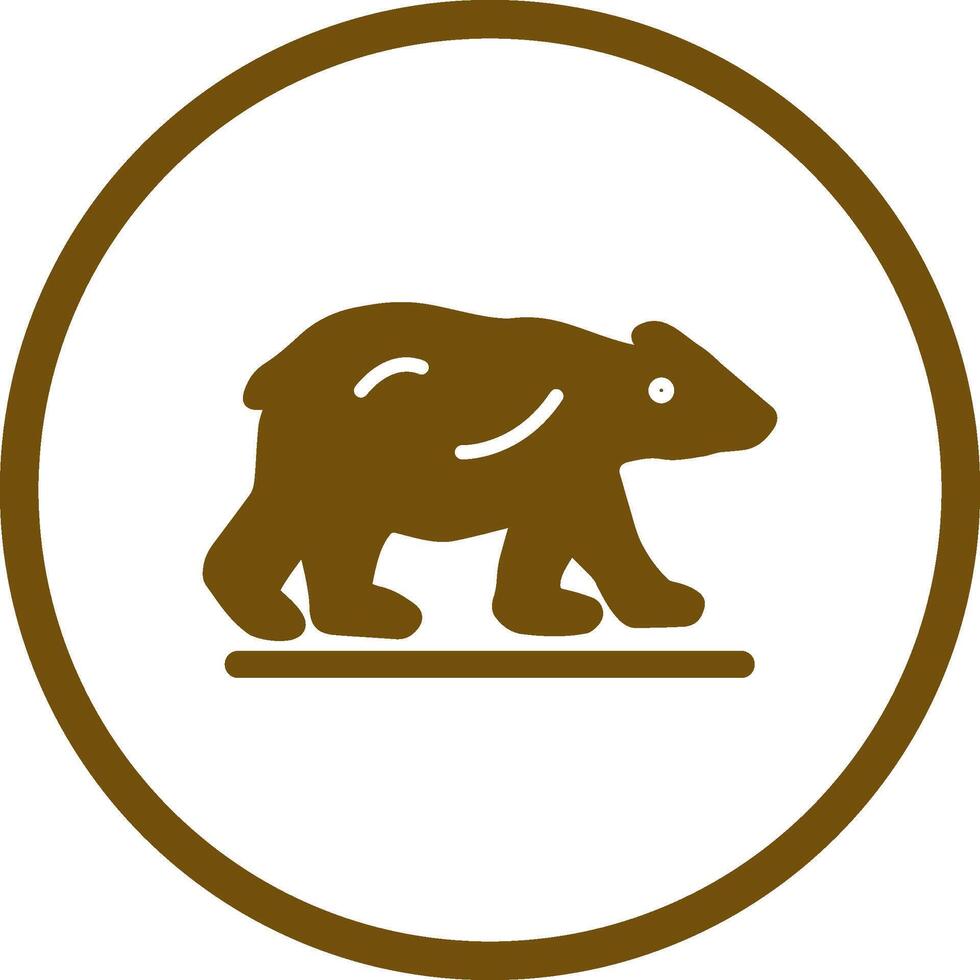 Eisbär-Vektor-Symbol vektor