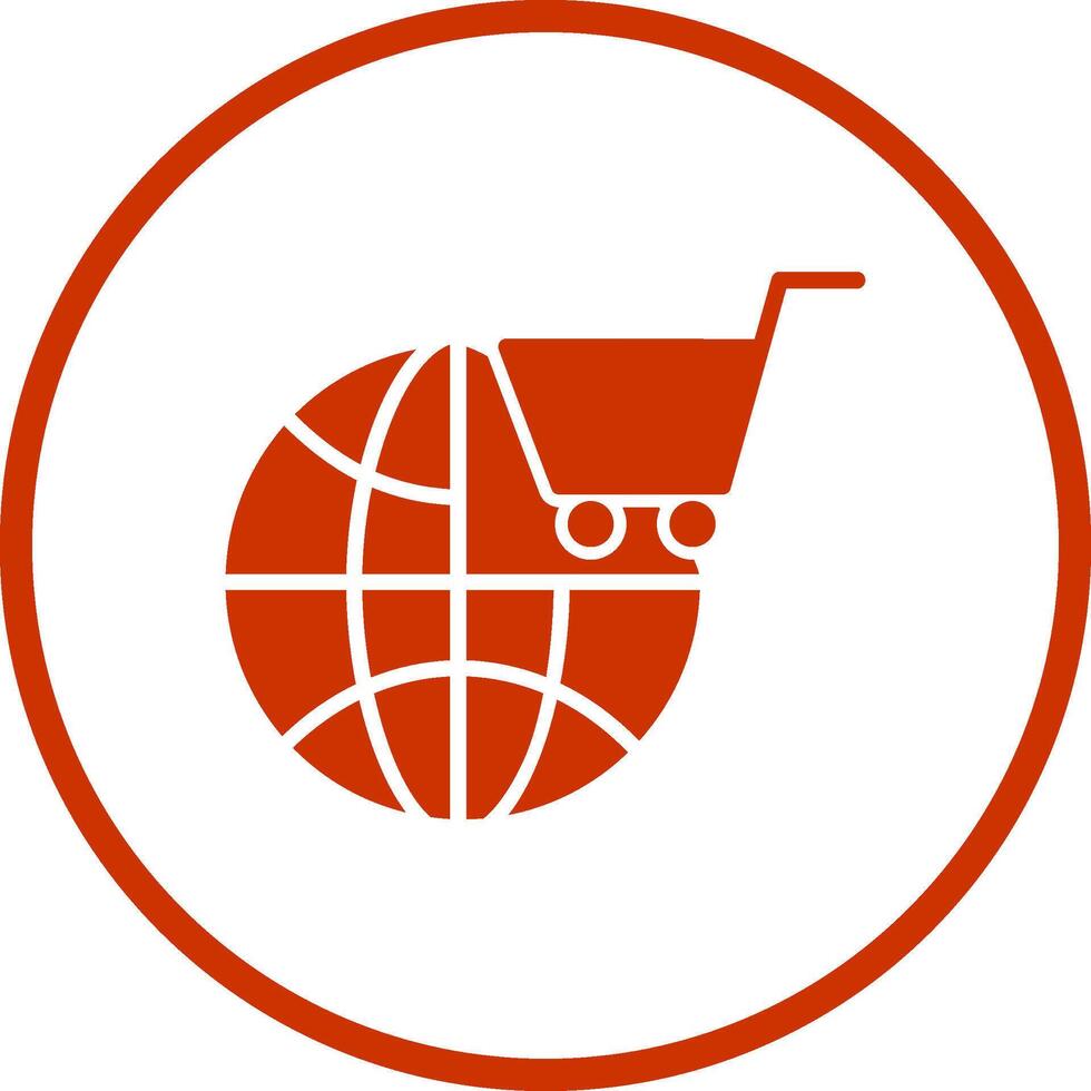 World-Shopping-Vektor-Symbol vektor