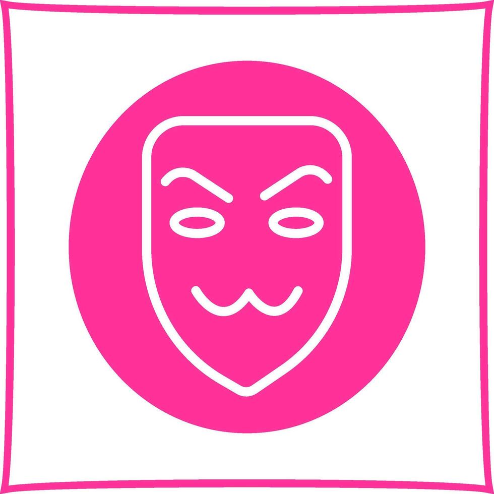 Hacker-Maskenvektor-Symbol vektor