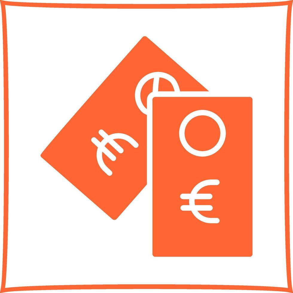 Euro-Tag-Vektor-Symbol vektor