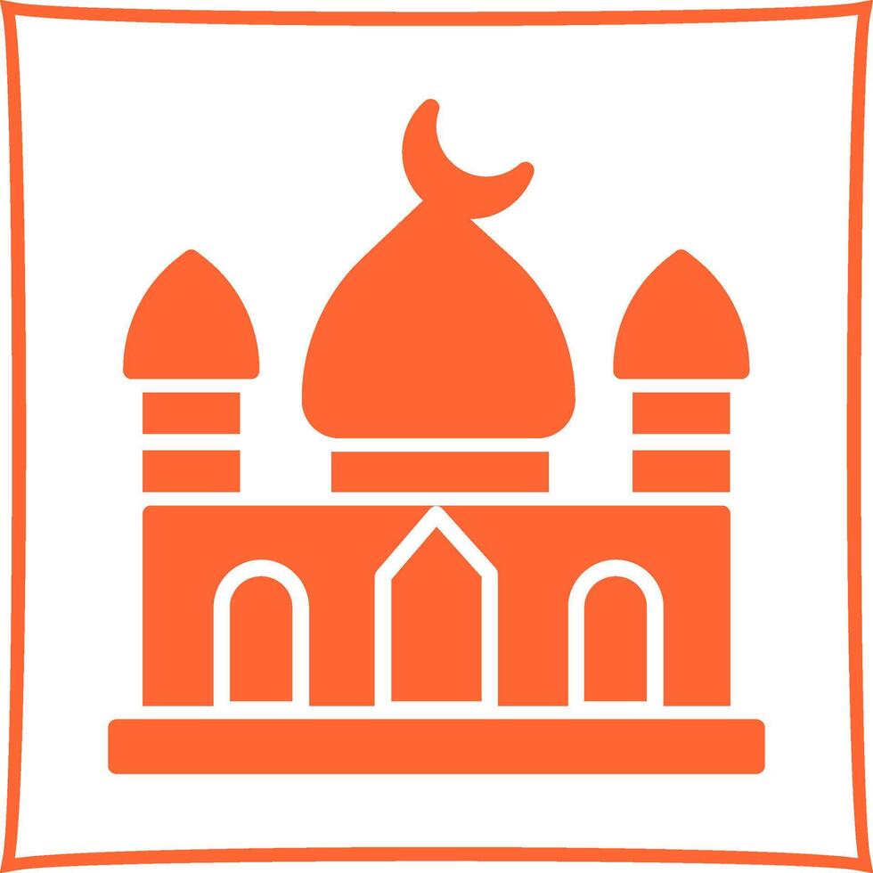 Moschee-Vektor-Symbol vektor