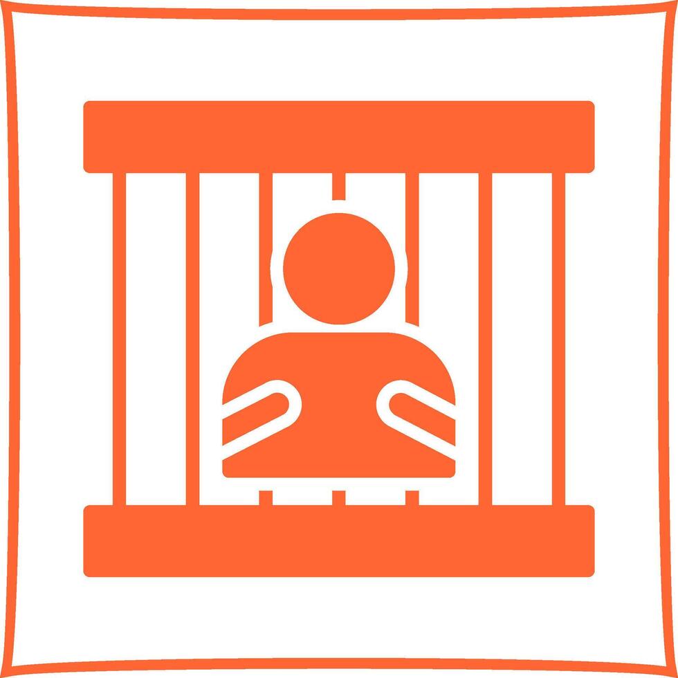 Gefängnis-Vektor-Symbol vektor