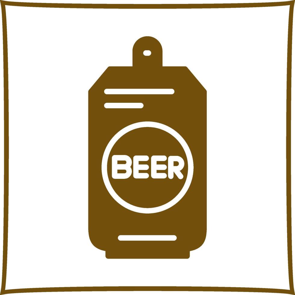 Bier können ii Vektor Symbol