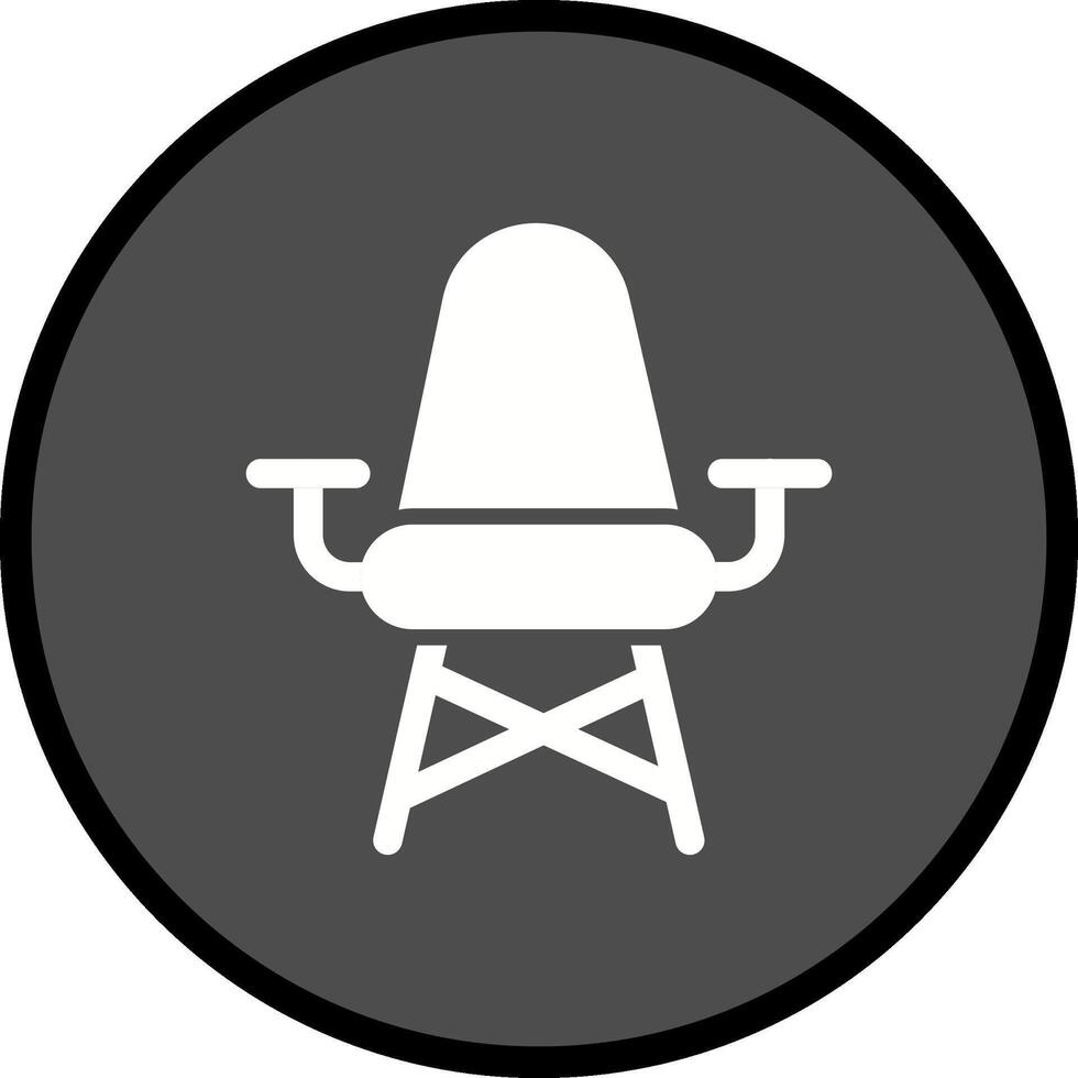 eleganta stol vektor ikon