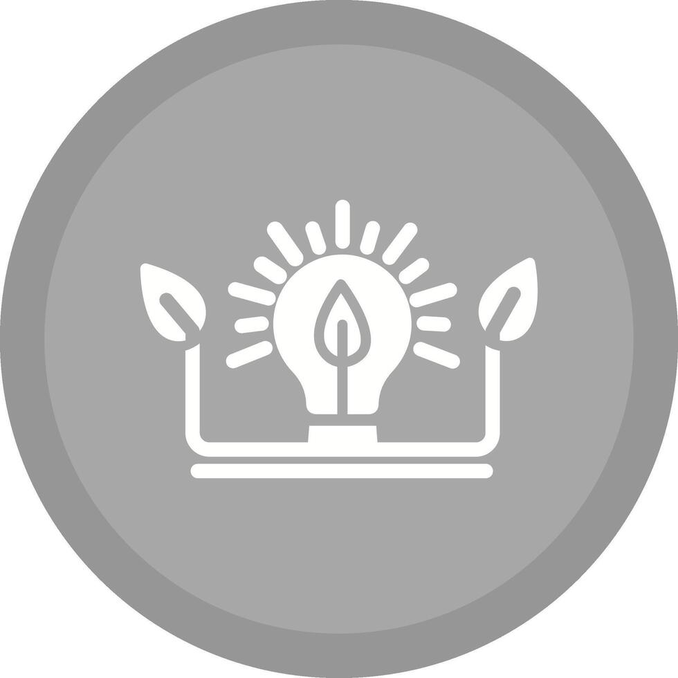 ekologi Glödlampa vektor ikon