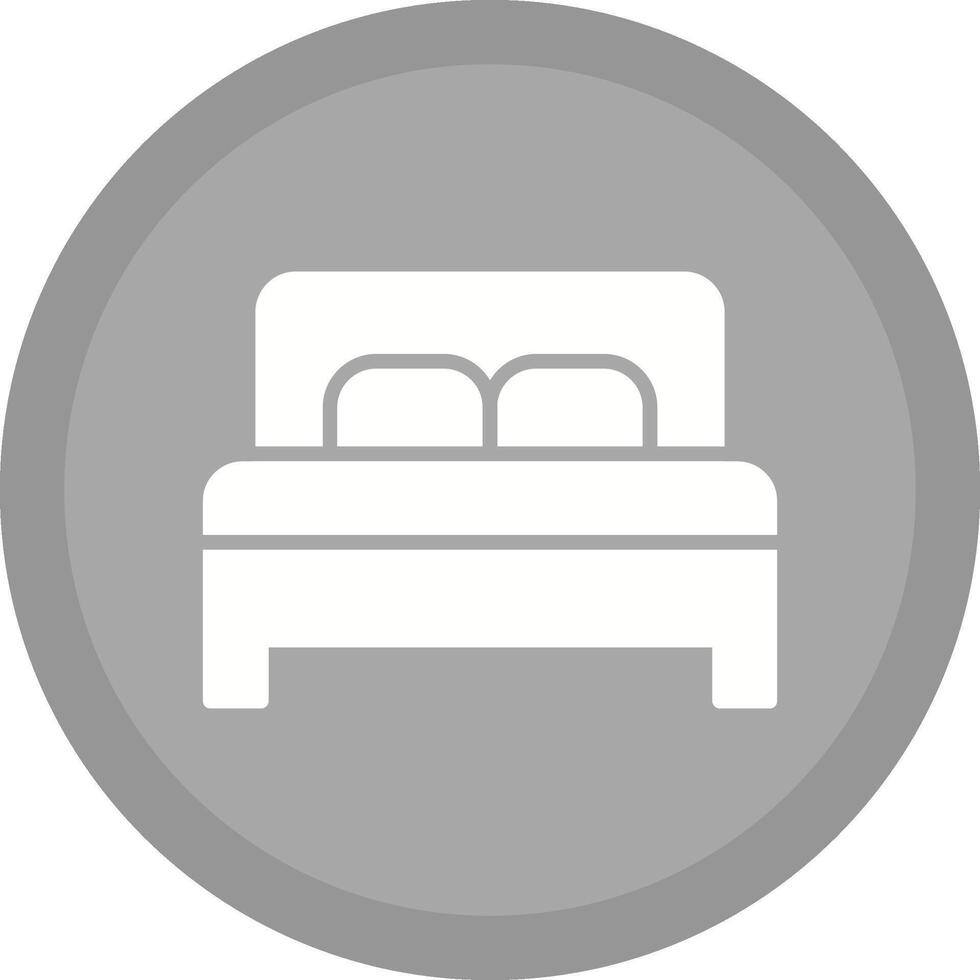 dubbel- säng ii vektor ikon