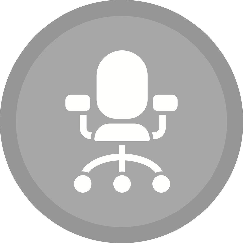 roterande stol vektor ikon
