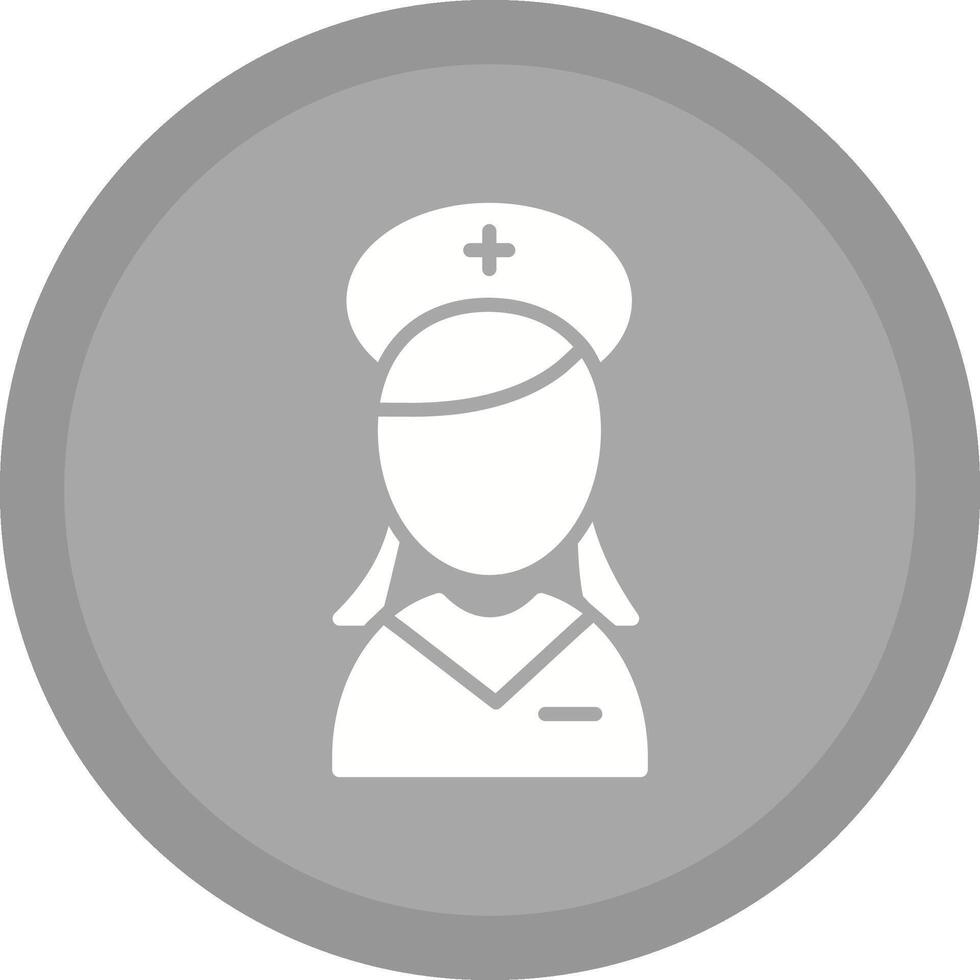 Krankenschwester-Vektor-Symbol vektor