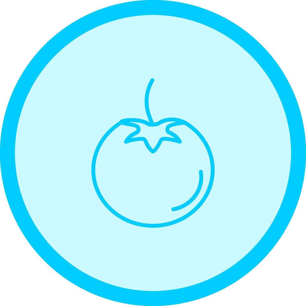 Symbol für Tomatenvektor vektor