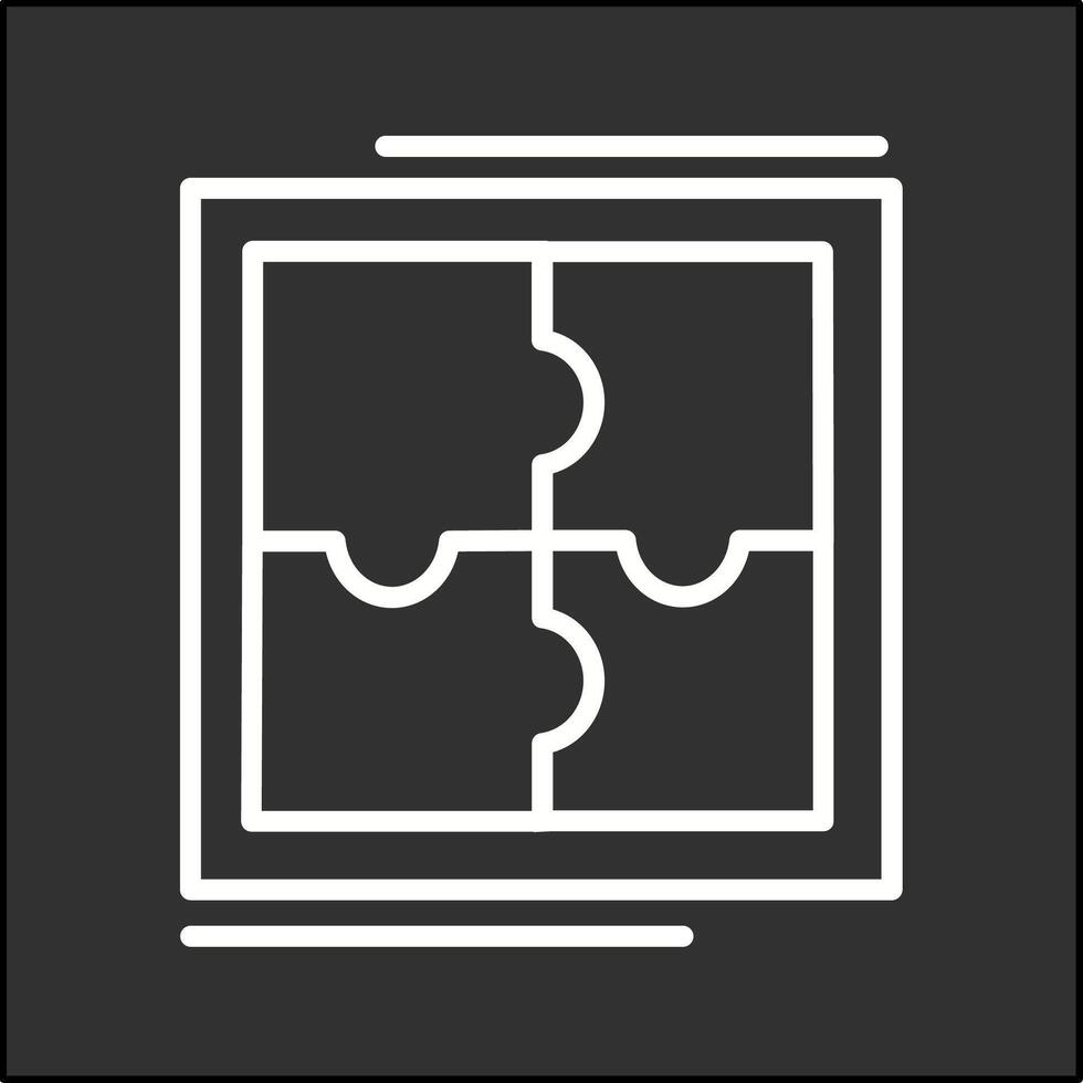 Puzzle-Vektor-Symbol vektor