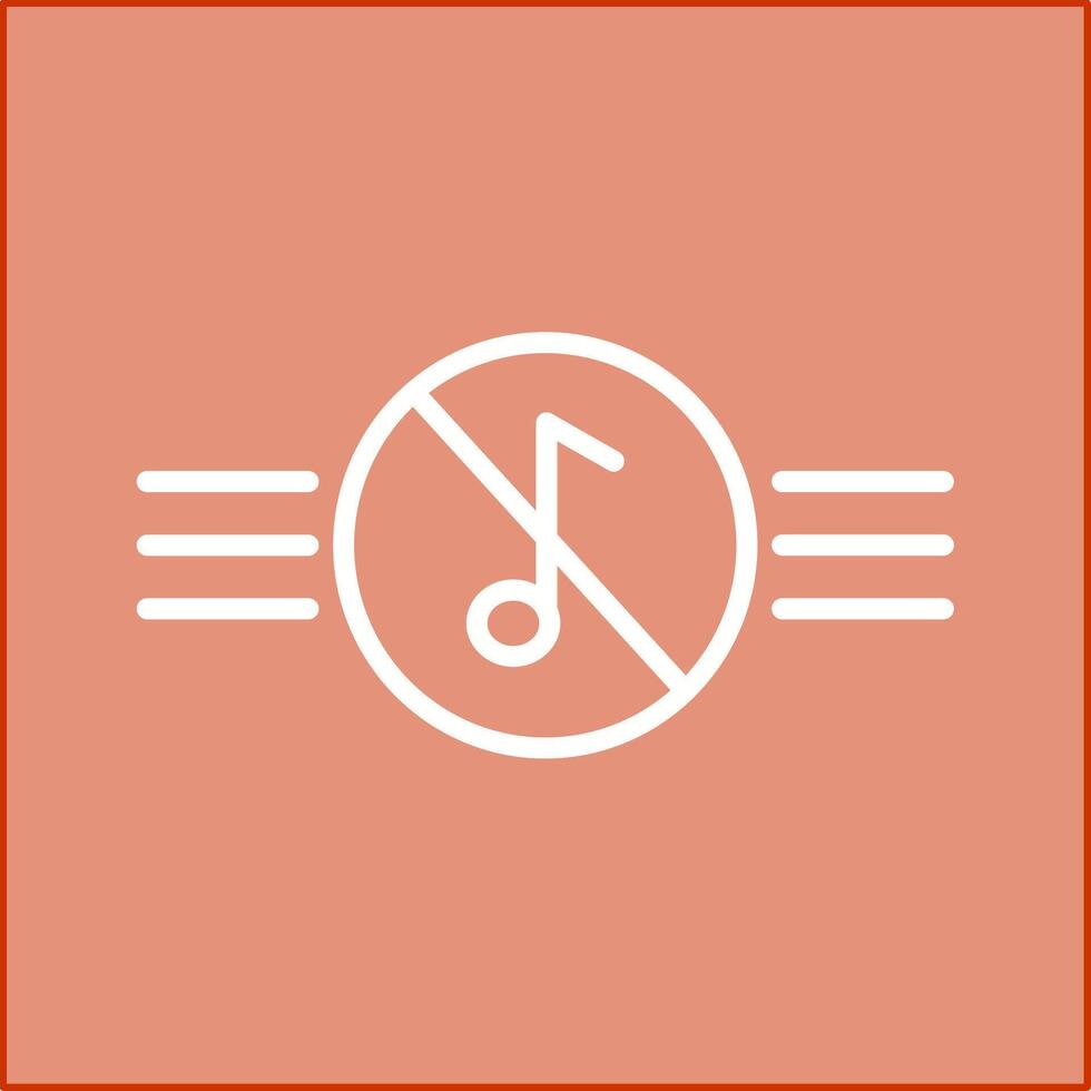 Musik- deaktiviert Vektor Symbol