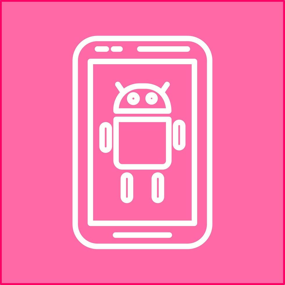 Android-Vektorsymbol vektor