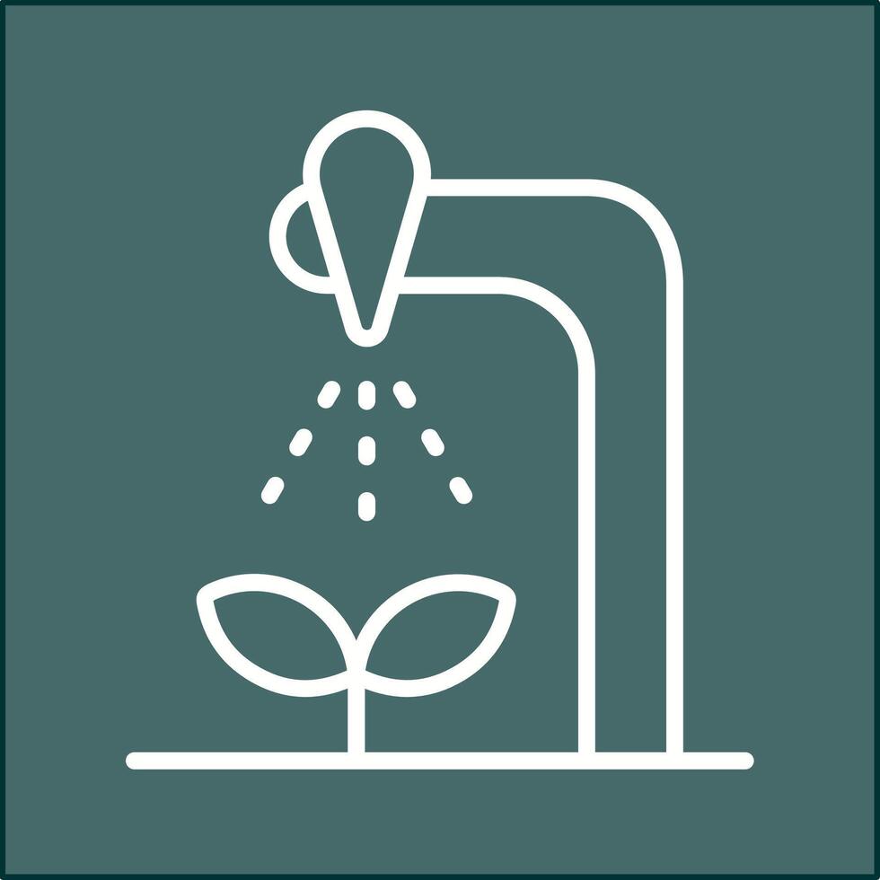 Vektorsymbol für Bewässerungssystem vektor