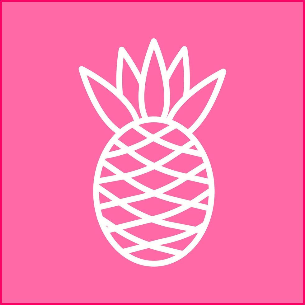 Ananas-Vektor-Symbol vektor