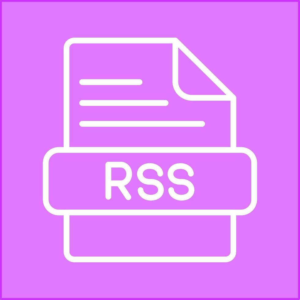 RSS-Vektorsymbol vektor