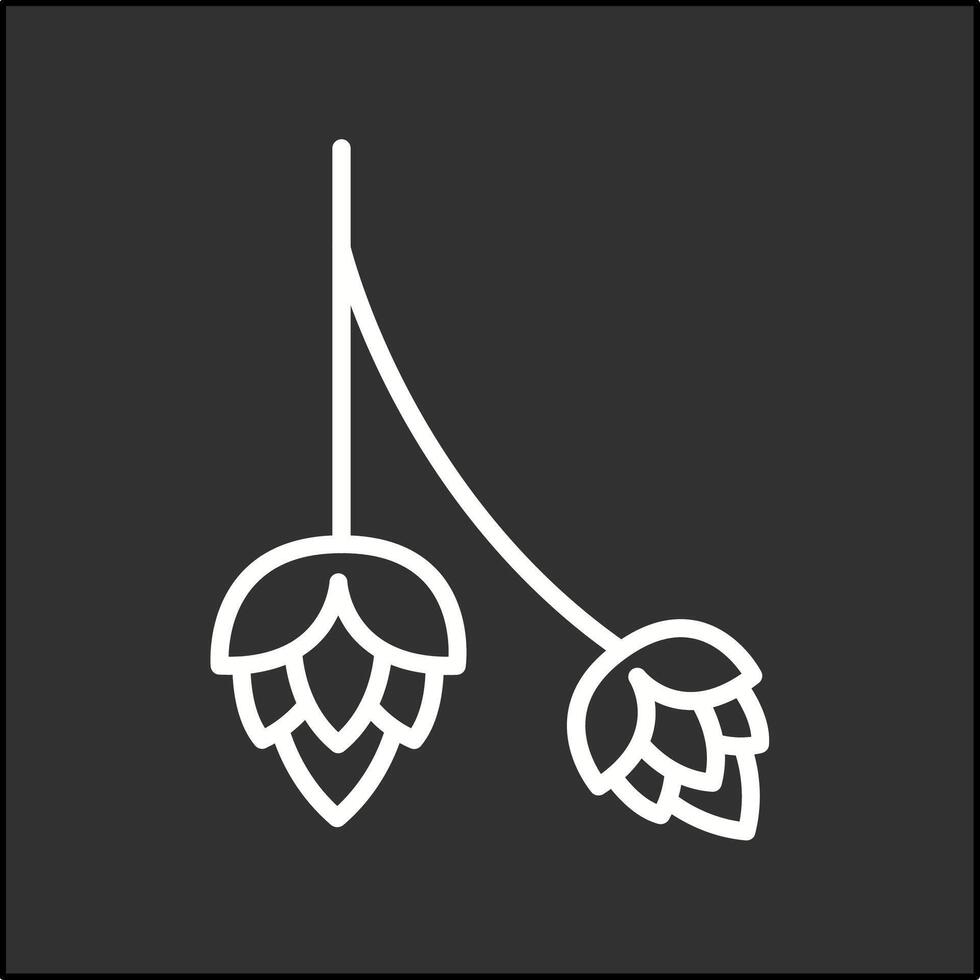 Hopfen-Vektor-Symbol vektor