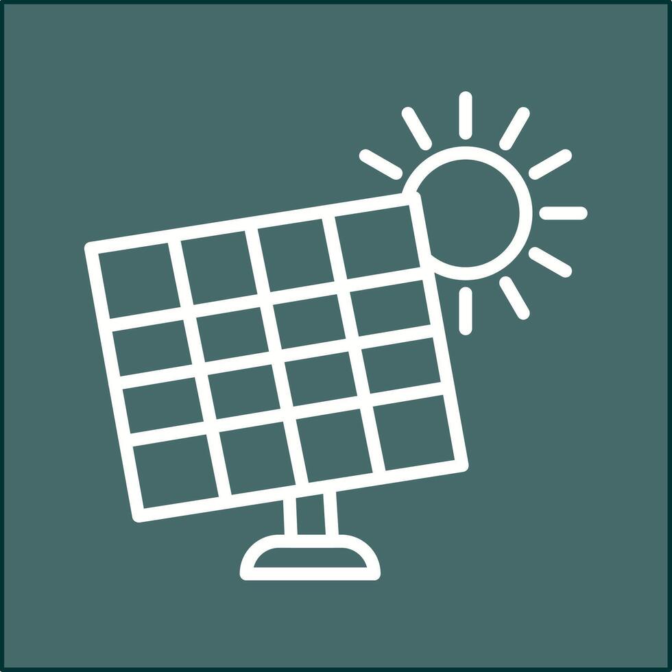 sol- panel vektor ikon