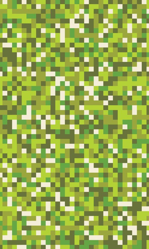 Grün Pixel Kunst abstrakt Hintergrund. Pixel Kunst Muster Hintergrund vektor