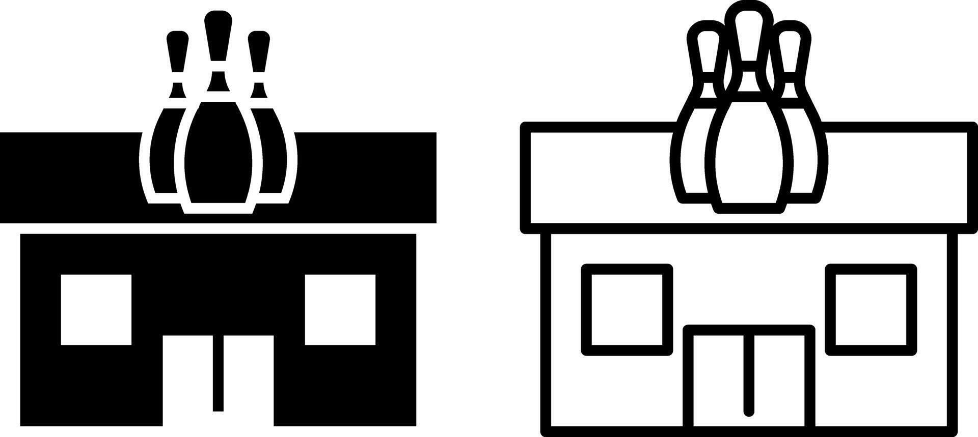 bowling ikon, tecken, eller symbol i glyf och linje stil isolerat på transparent bakgrund. vektor illustration