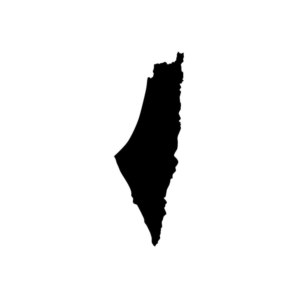 palestina Karta innan 1948, platt stil, kan använda sig av för konst illustration, Nyheter, appar, hemsida, piktogram, baner, affisch, omslag, eller grafisk design element. vektor illustration